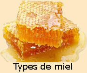  types de miels